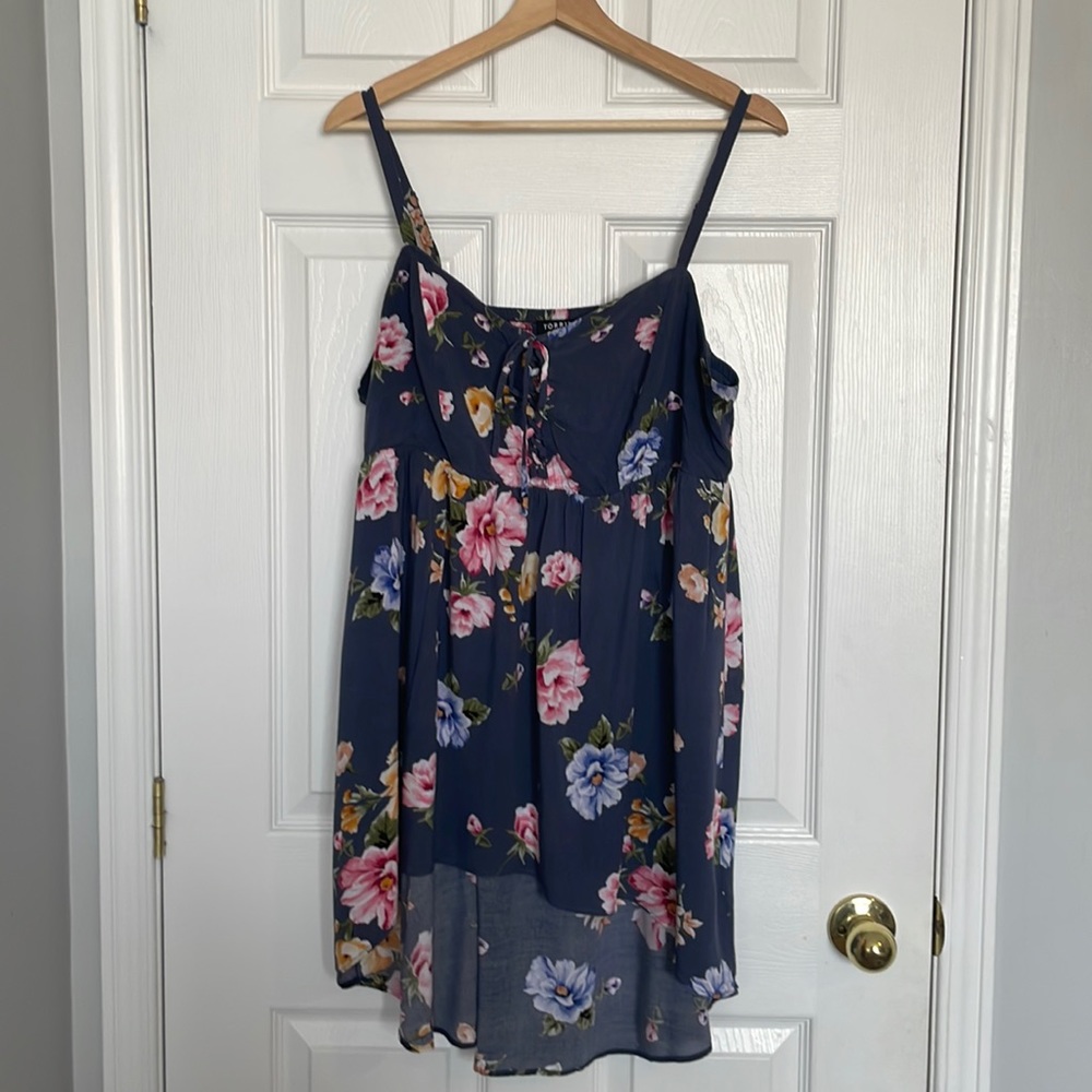 Torrid high-low challis camisole tank top